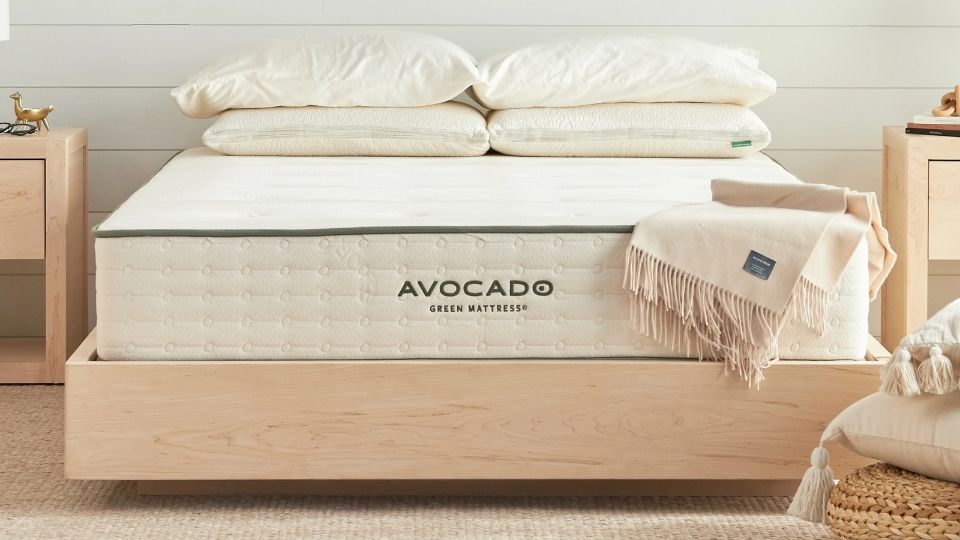 Avocado Malibu Floating Bed Frame